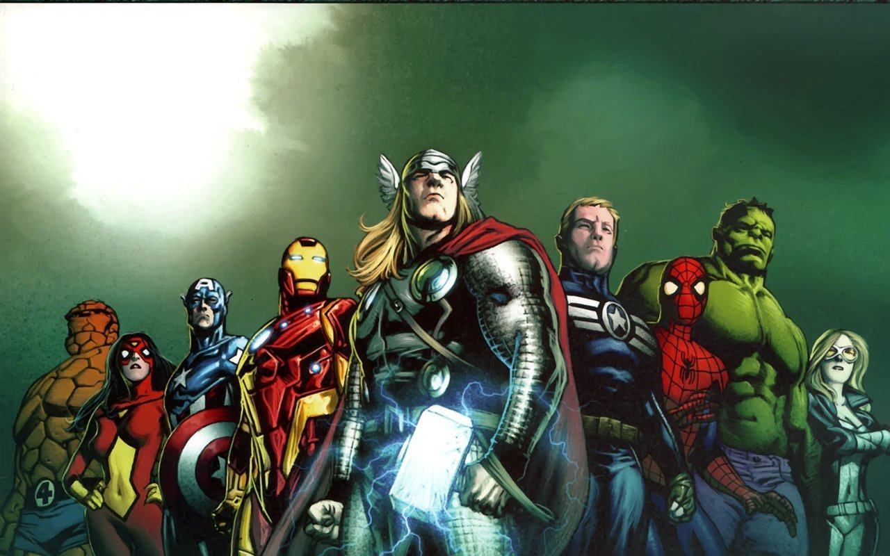 Download hd 1280x800 Avengers comics desktop wallpaper ID:334447 for free