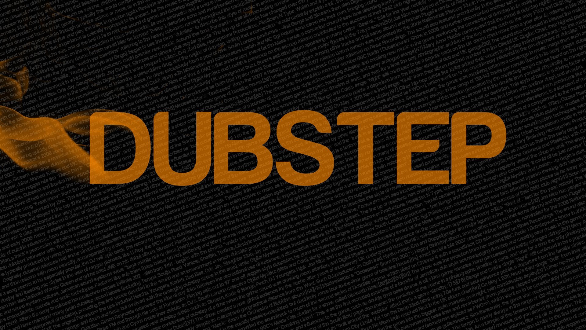 High resolution Dubstep 1080p background ID:11244 for PC