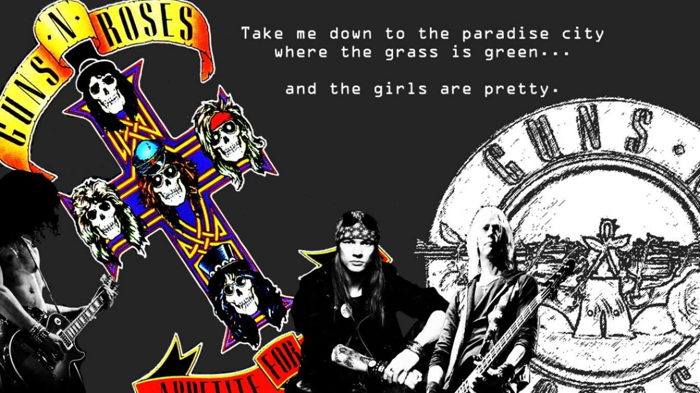 Download laptop Guns N' Roses desktop wallpaper ID:256856 for free