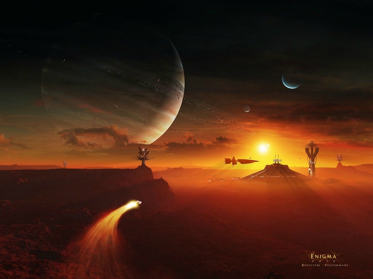 Awesome Sci Fi landscape free wallpaper ID:233184 for hd 1280x960 PC
