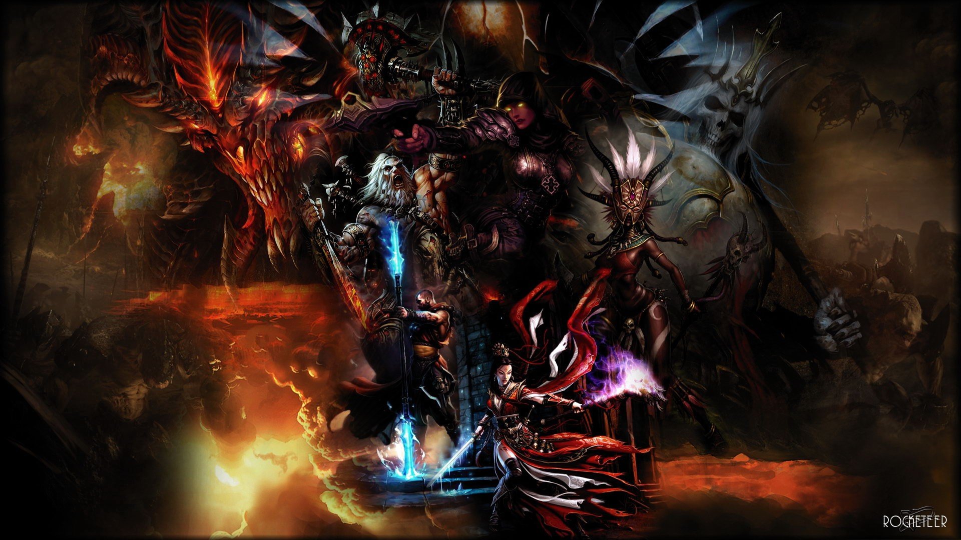 Free Diablo 3 high quality wallpaper ID:30991 for 1080p computer