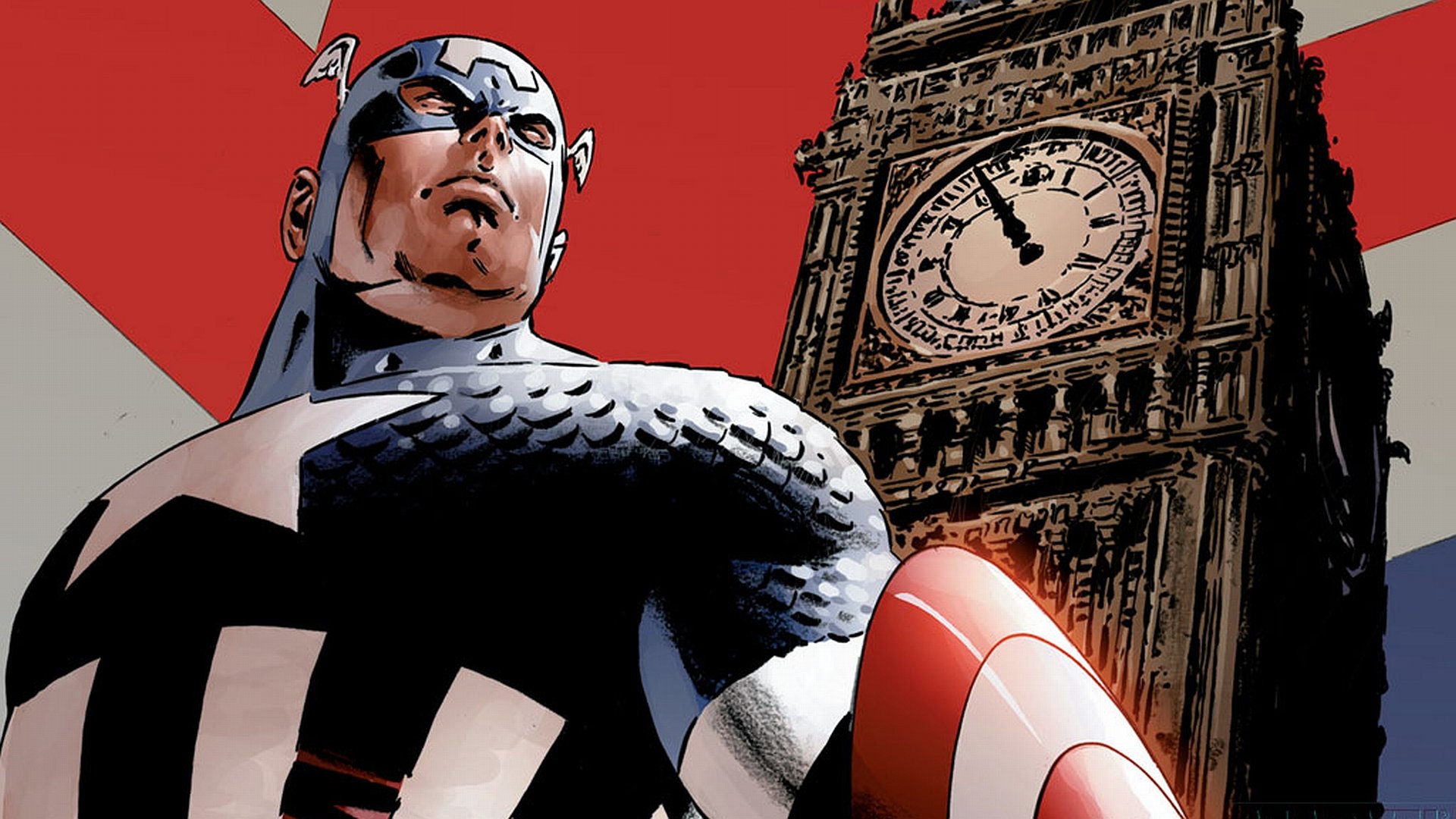 Download 1080p Captain America (Marvel comics) PC background ID:292876 for free
