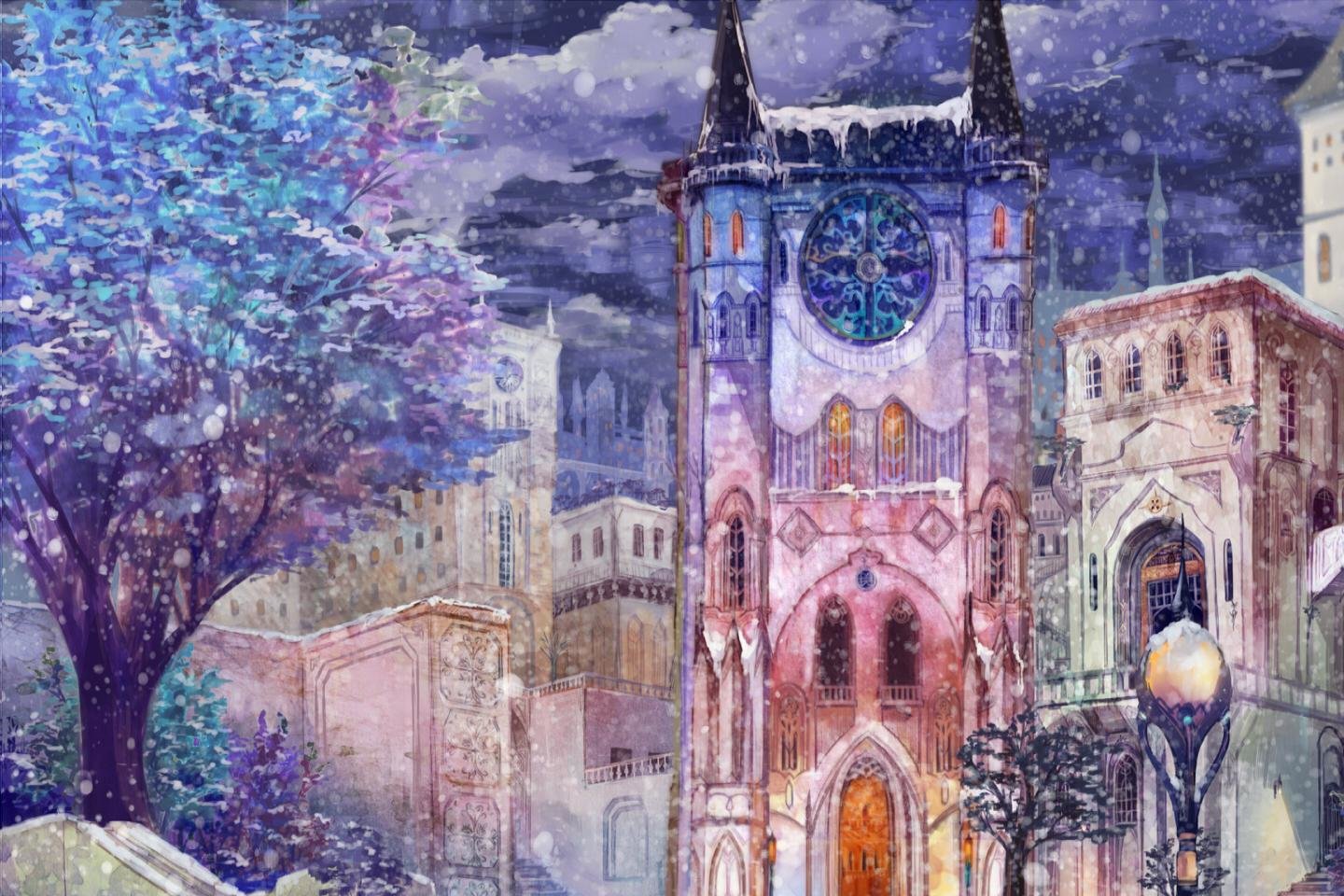 Free download Anime city wallpaper ID:118702 hd 1440x960 for desktop