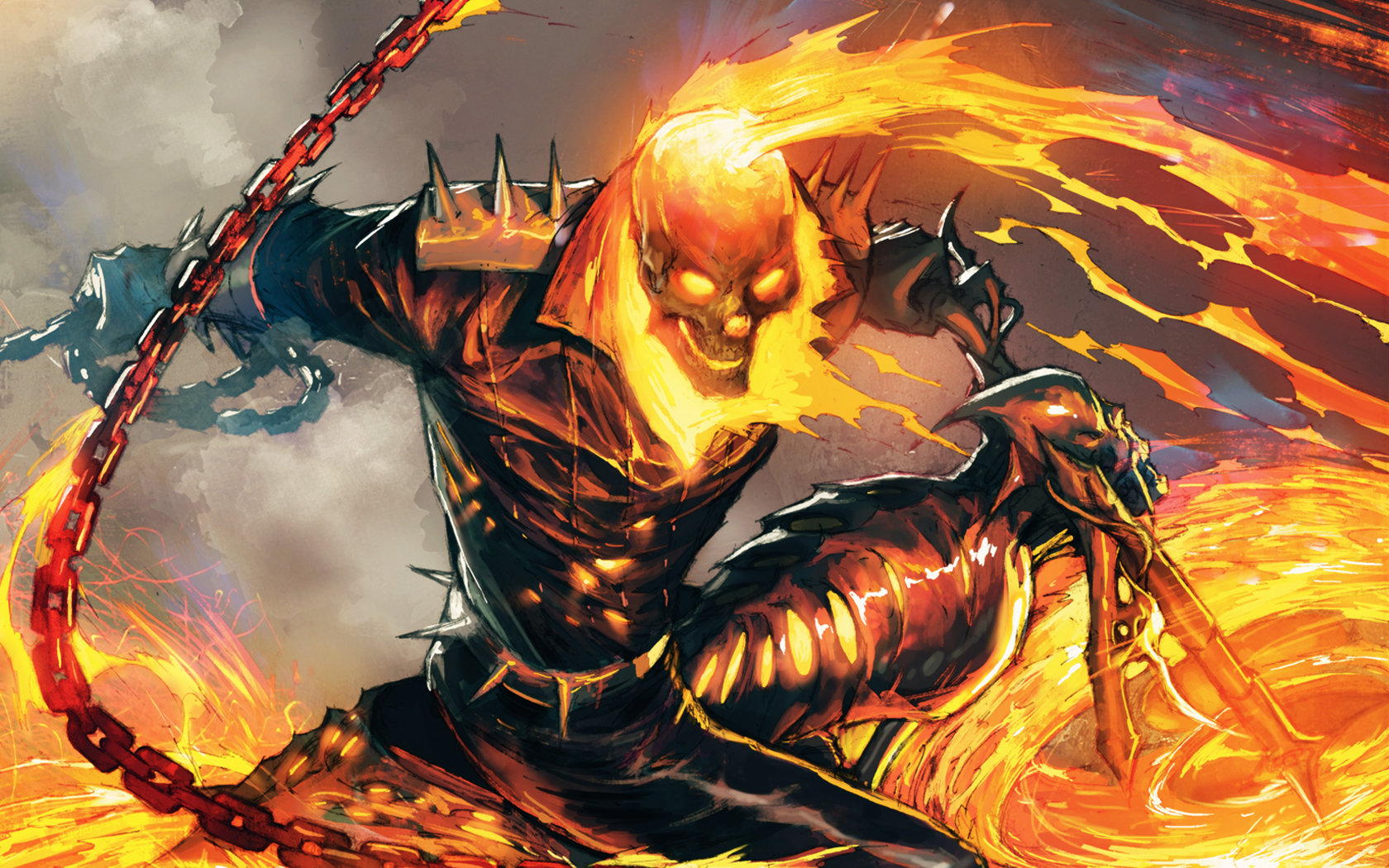 Download hd 1680x1050 Ghost Rider PC wallpaper ID:29424 for free