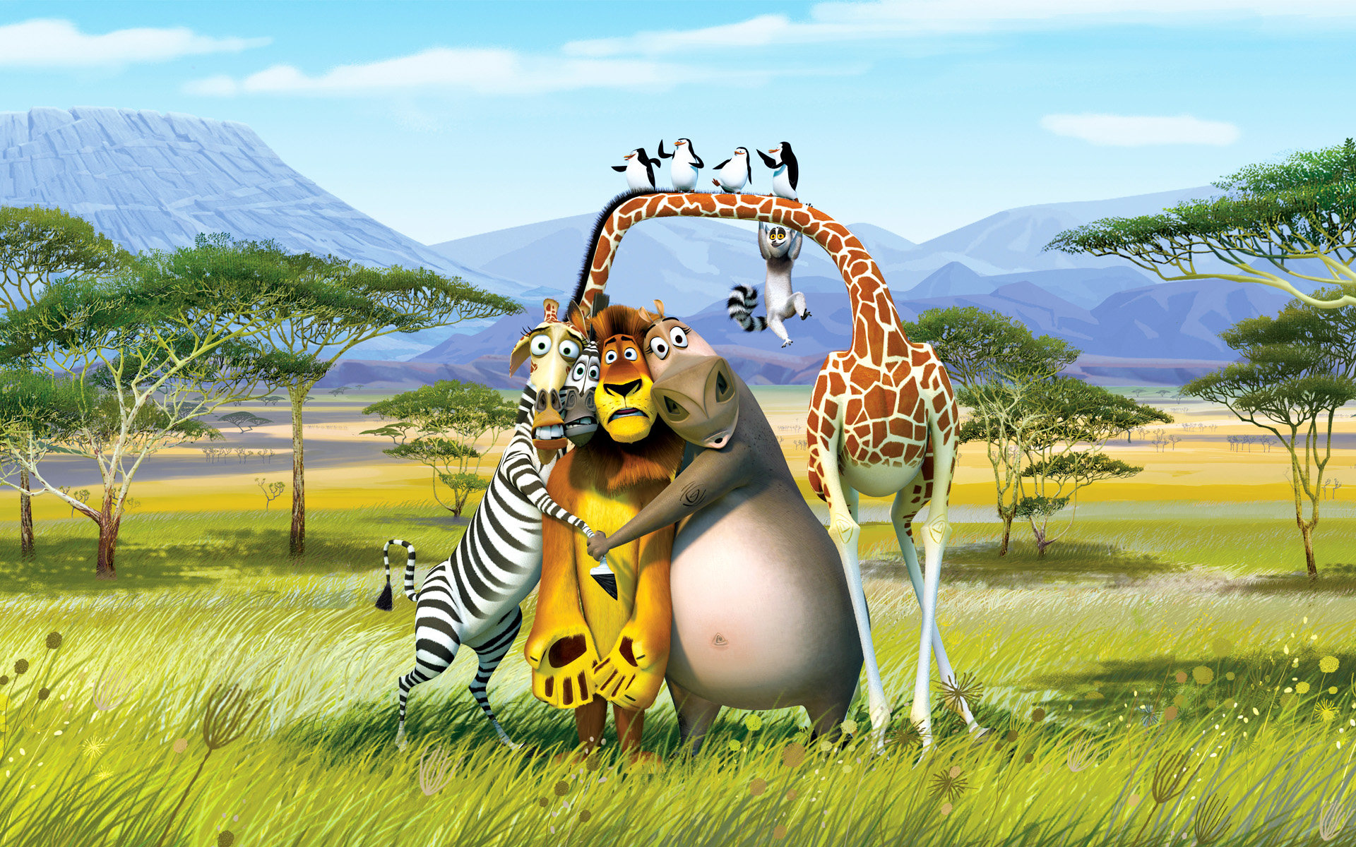 Awesome Madagascar: Escape 2 Africa free background ID:449014 for hd 1920x1200 computer