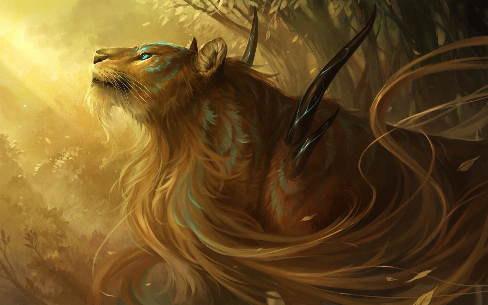Awesome Lion Fantasy free background ID:443869 for hd 1920x1200 computer
