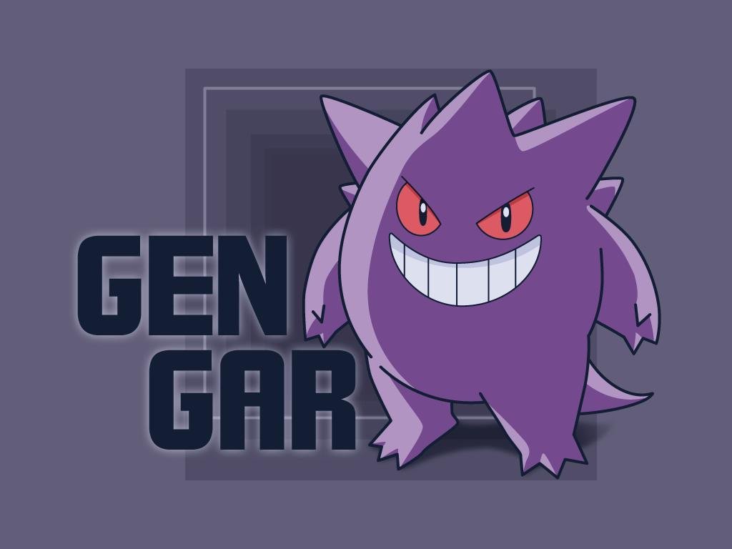 High resolution Gengar (Pokemon) hd 1024x768 wallpaper ID:280160 for PC