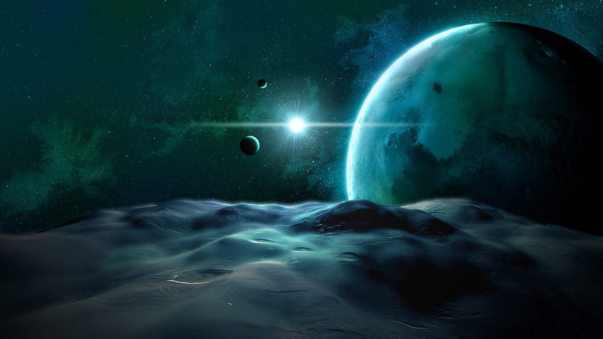 Free Planet Rise high quality background ID:193771 for hd 1920x1080 PC