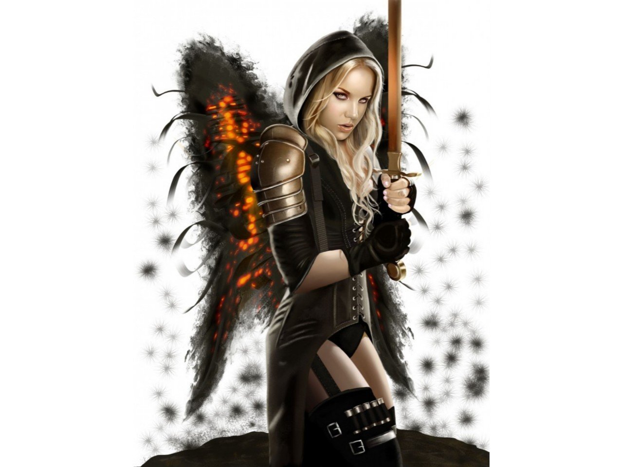 Awesome Angel Warrior free wallpaper ID:352344 for hd 1280x960 computer