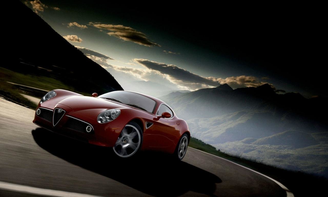 Free Alfa Romeo 8C Competizione high quality wallpaper ID:40523 for hd 1280x768 PC