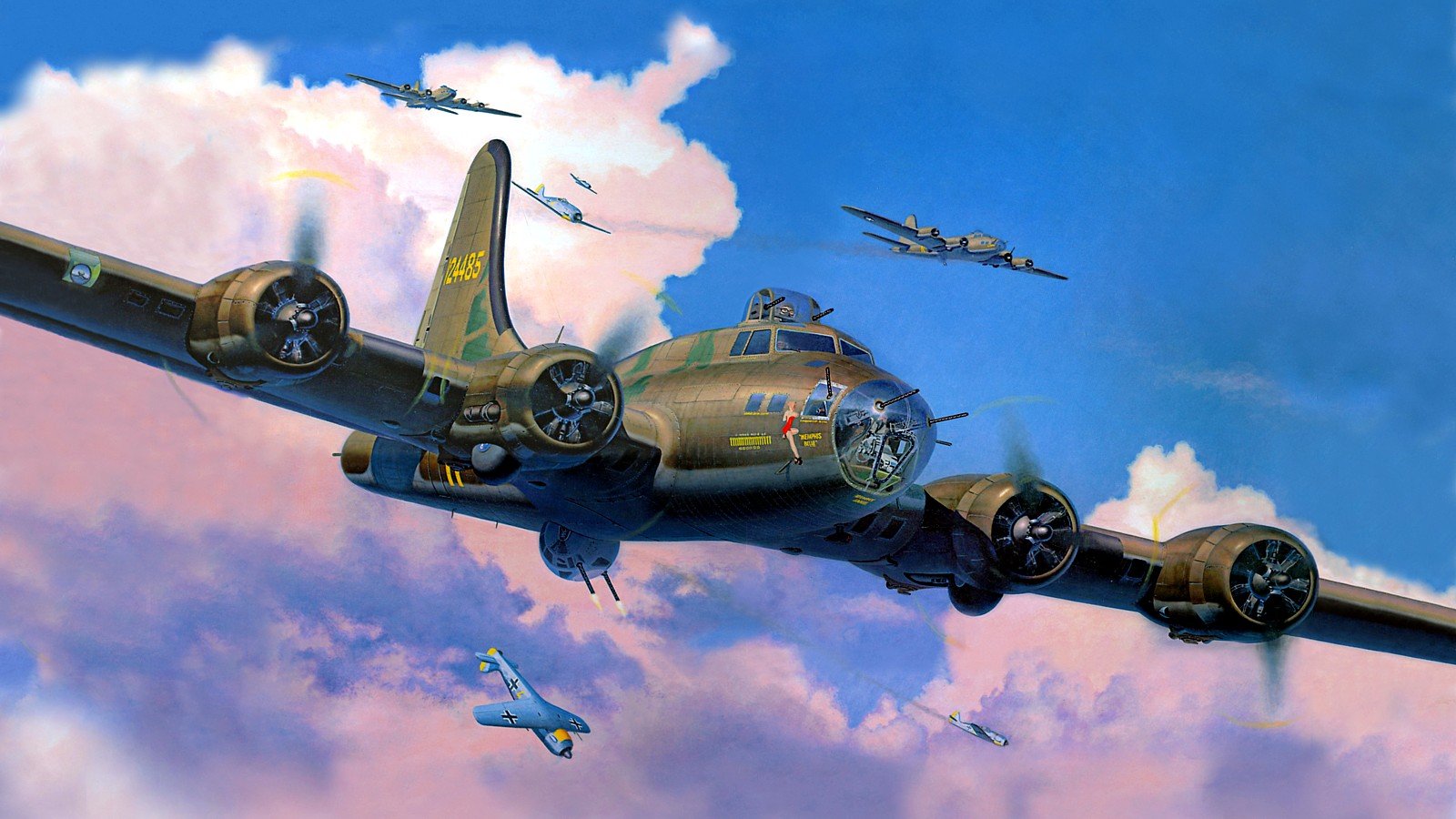 Best Boeing B-17 Flying Fortress background ID:214177 for High Resolution hd 1600x900 computer
