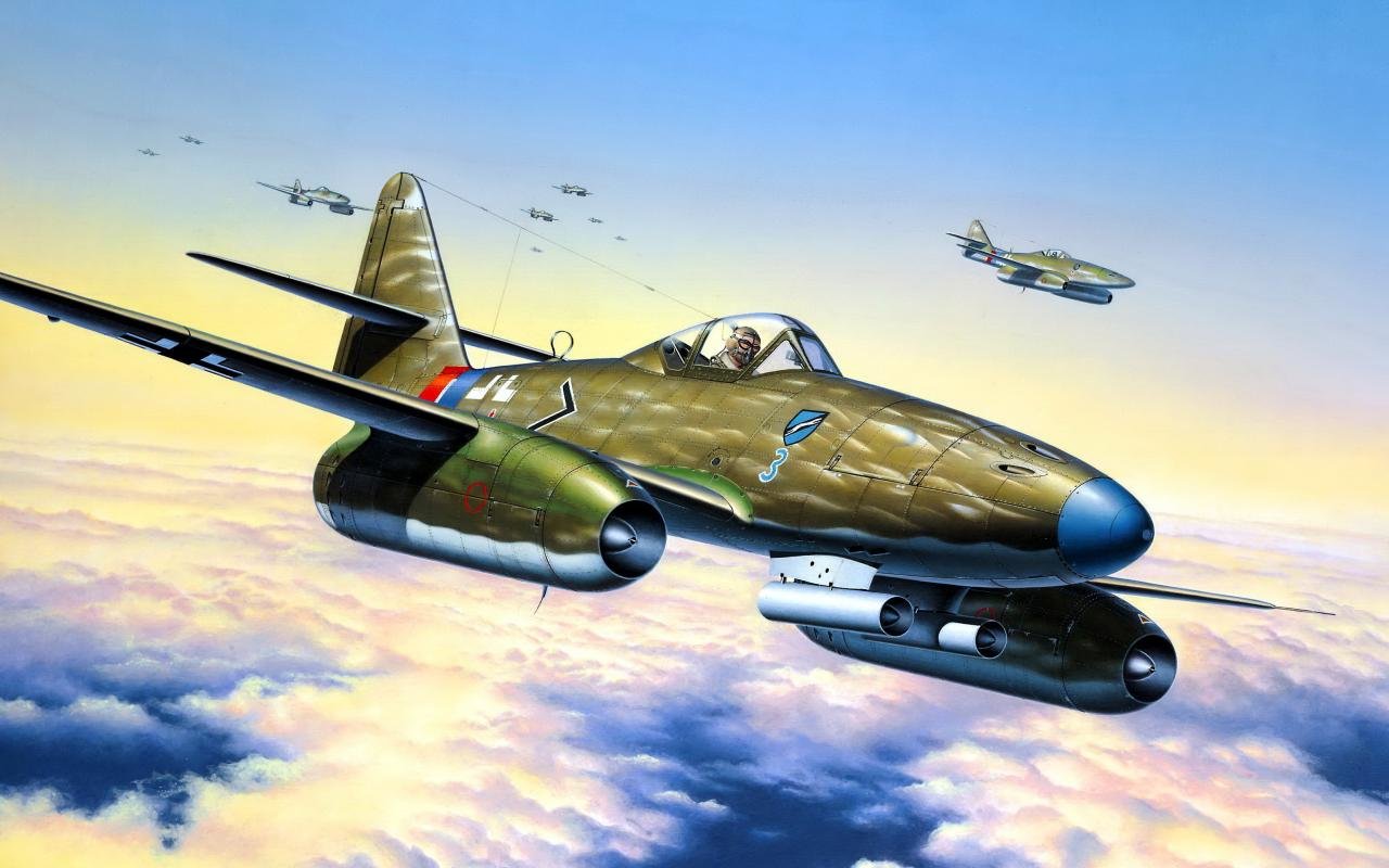 Download hd 1280x800 Messerschmitt Me 262 PC wallpaper ID:174830 for free