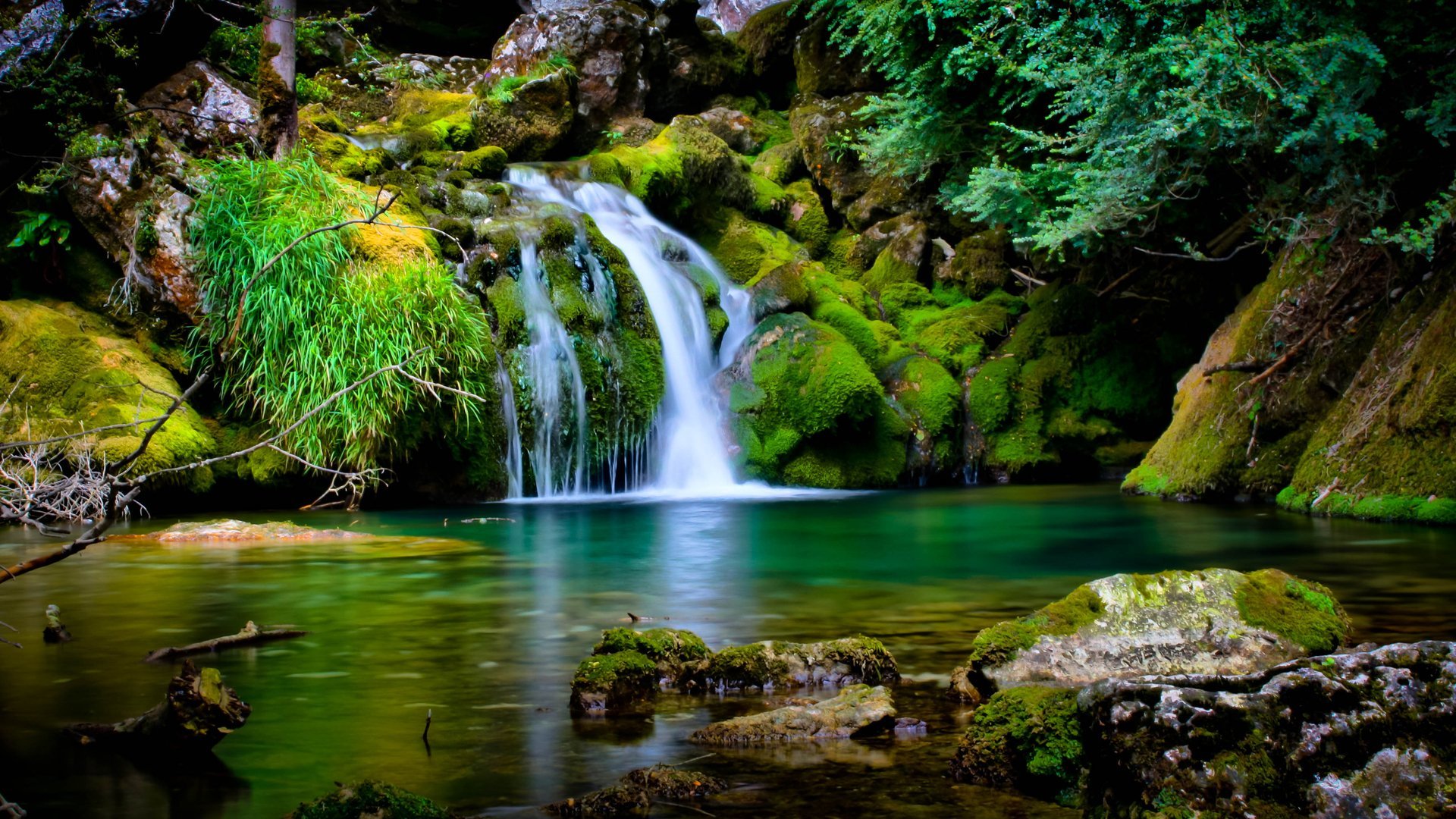 Best Waterfall background ID:107967 for High Resolution hd 1920x1080 computer