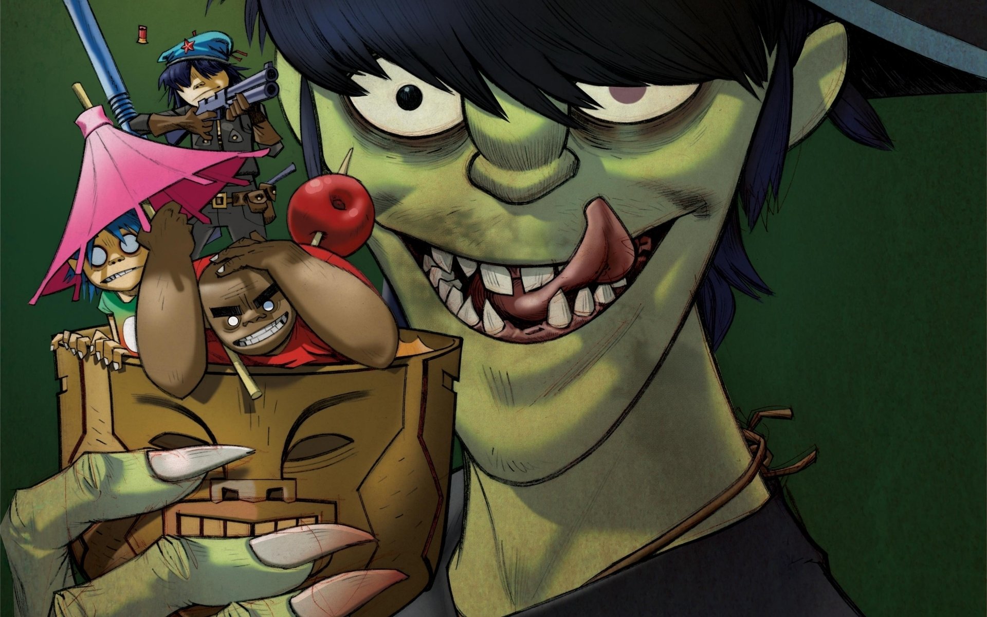 Free download Gorillaz background ID:273556 hd 1920x1200 for PC