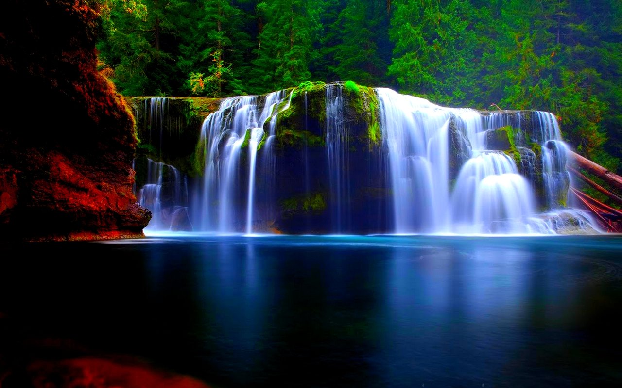 Best Waterfall background ID:107956 for High Resolution hd 1280x800 computer