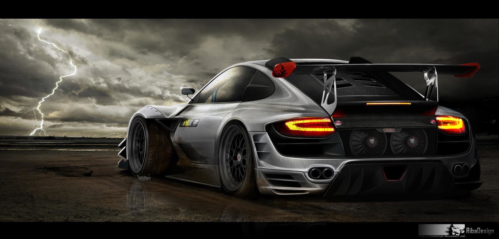 Download hd 1600x768 Porsche PC background ID:19241 for free