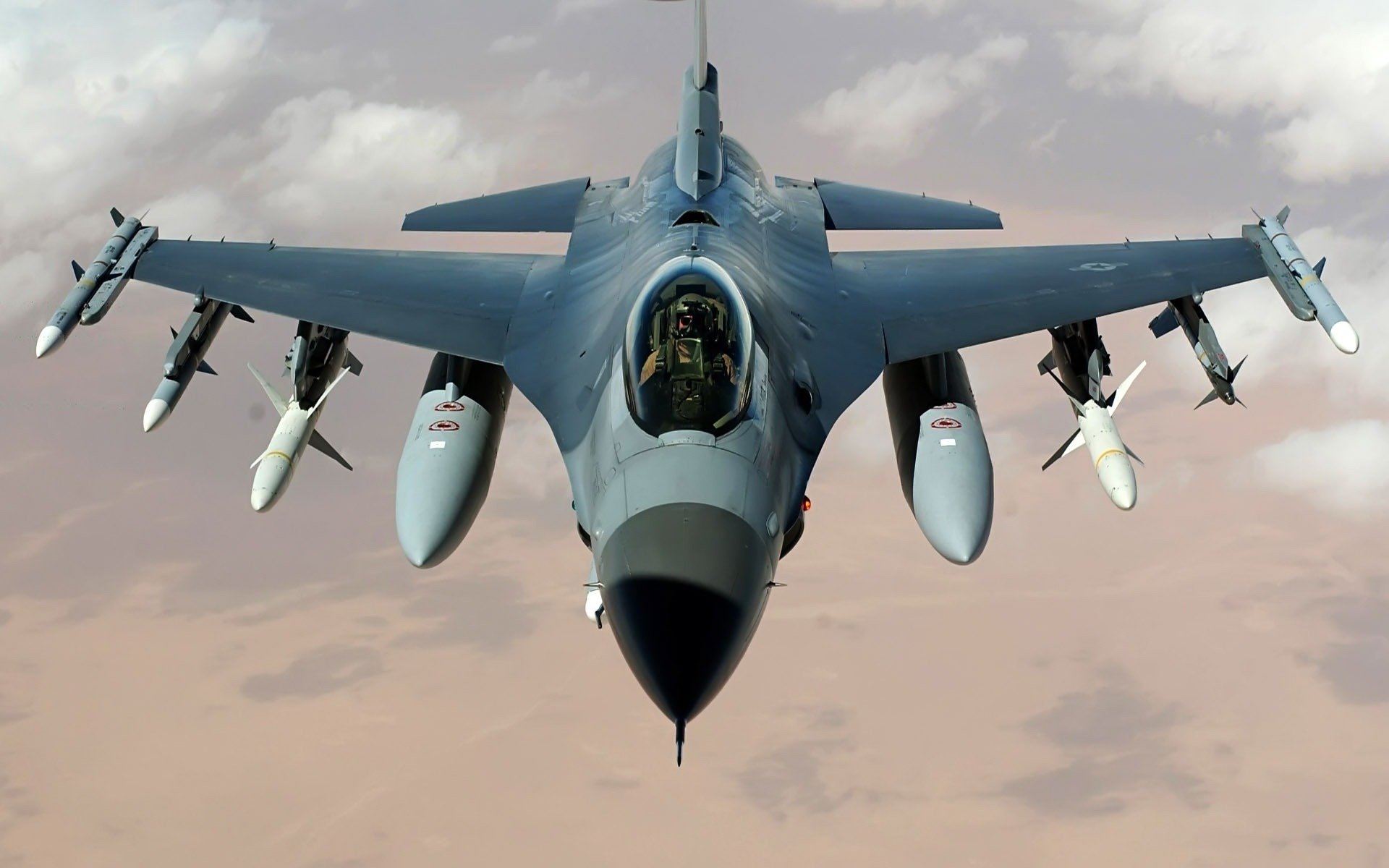 Free download General Dynamics F-16 Fighting Falcon wallpaper ID:175111 hd 1920x1200 for PC