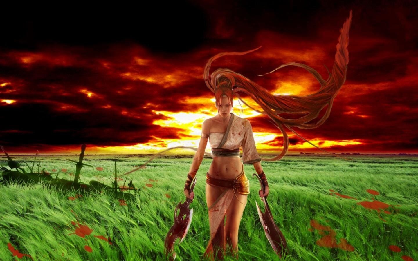 Download hd 1440x900 Heavenly Sword PC wallpaper ID:67191 for free