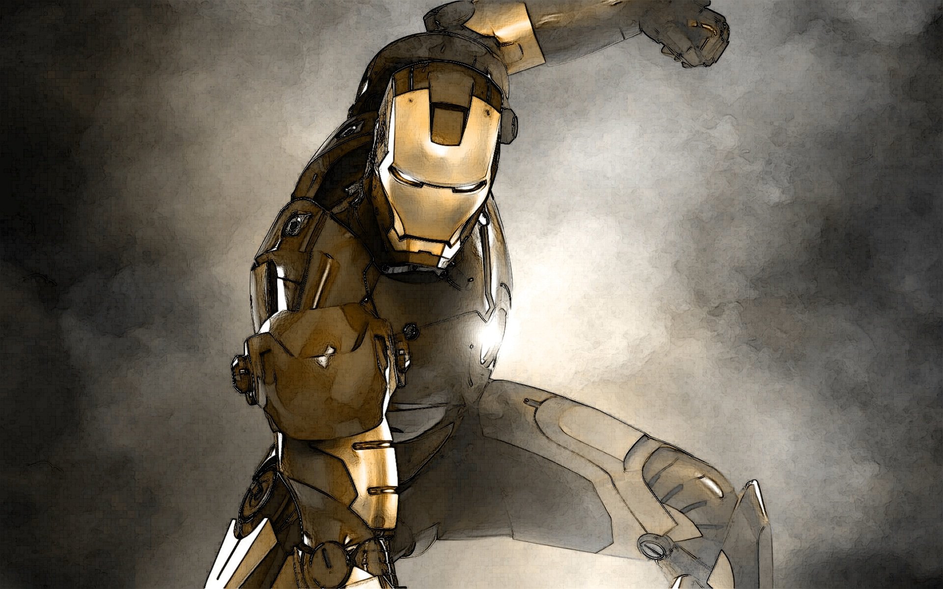 Download hd 1920x1200 Iron Man PC wallpaper ID:45 for free