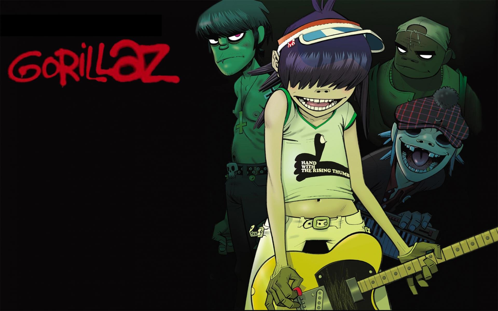 Download hd 1920x1200 Gorillaz computer background ID:273574 for free