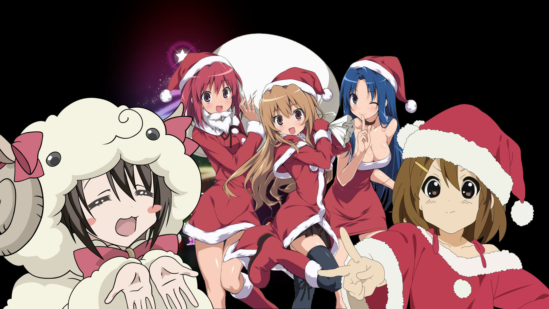 Download full hd Christmas Anime PC wallpaper ID:24903 for free