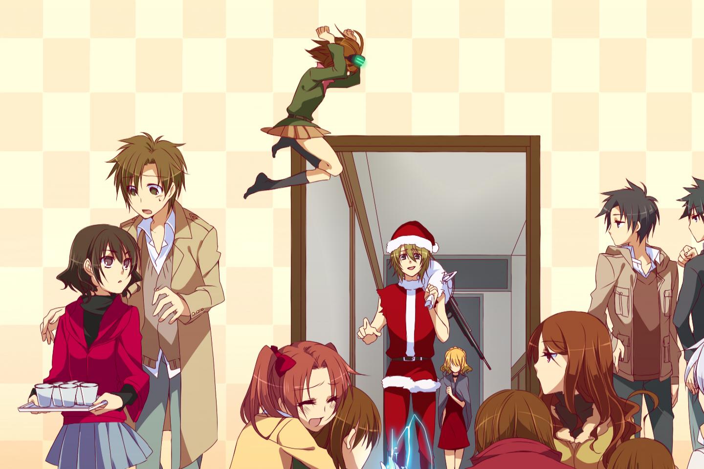 Awesome Christmas Anime free wallpaper ID:24889 for hd 1440x960 computer
