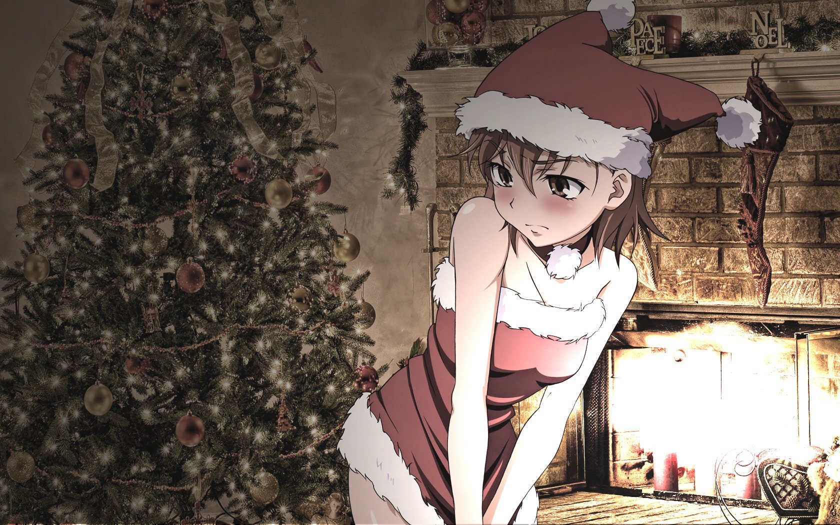 Free download Christmas Anime wallpaper ID:24884 hd 1680x1050 for desktop