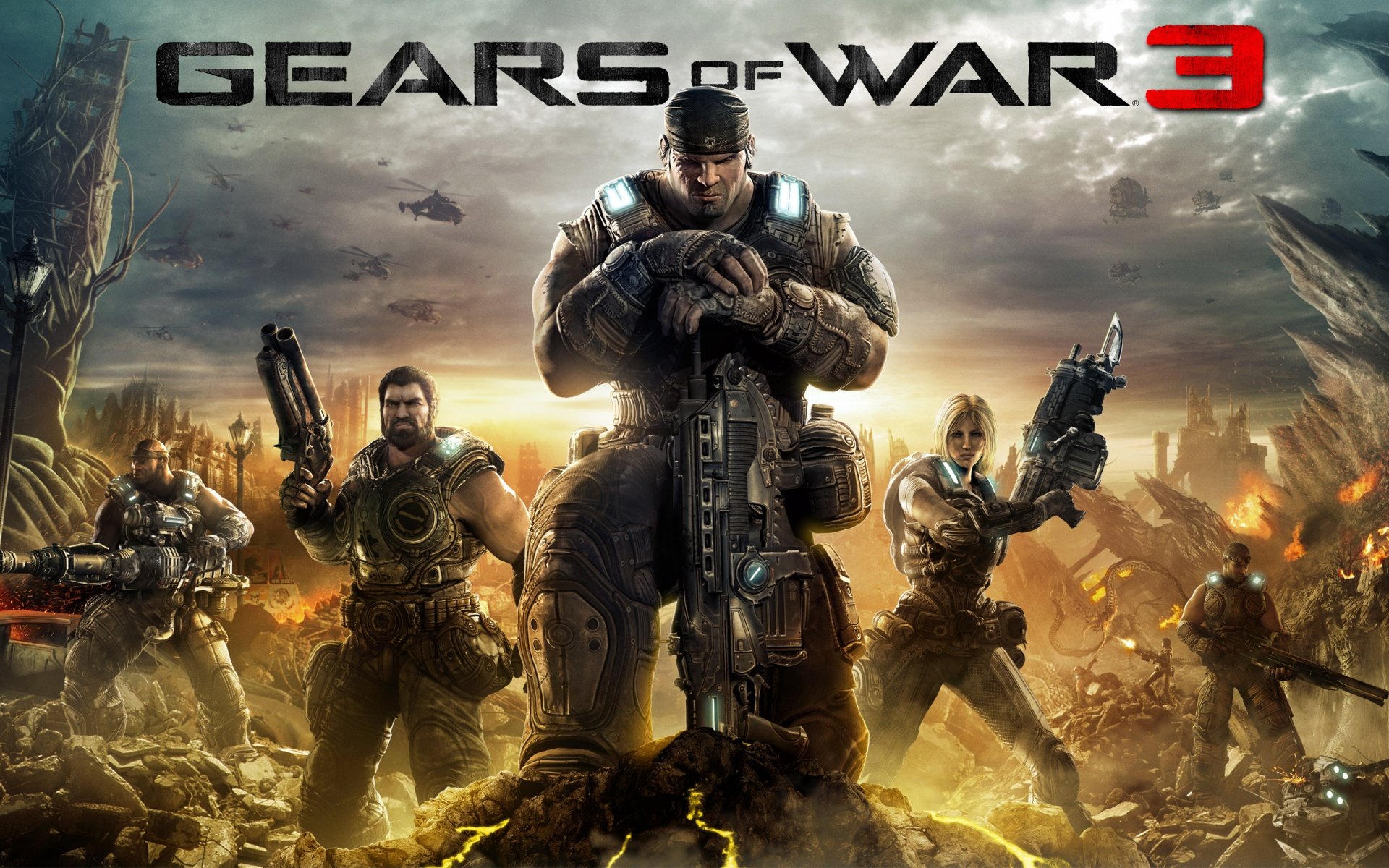 Awesome Gears Of War 3 free background ID:114413 for hd 1920x1200 computer