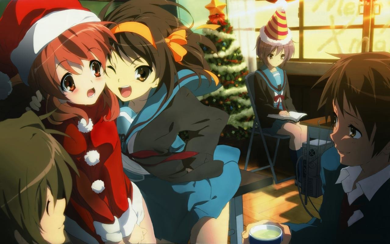 Free download The Melancholy Of Haruhi Suzumiya wallpaper ID:139396 hd 1280x800 for PC