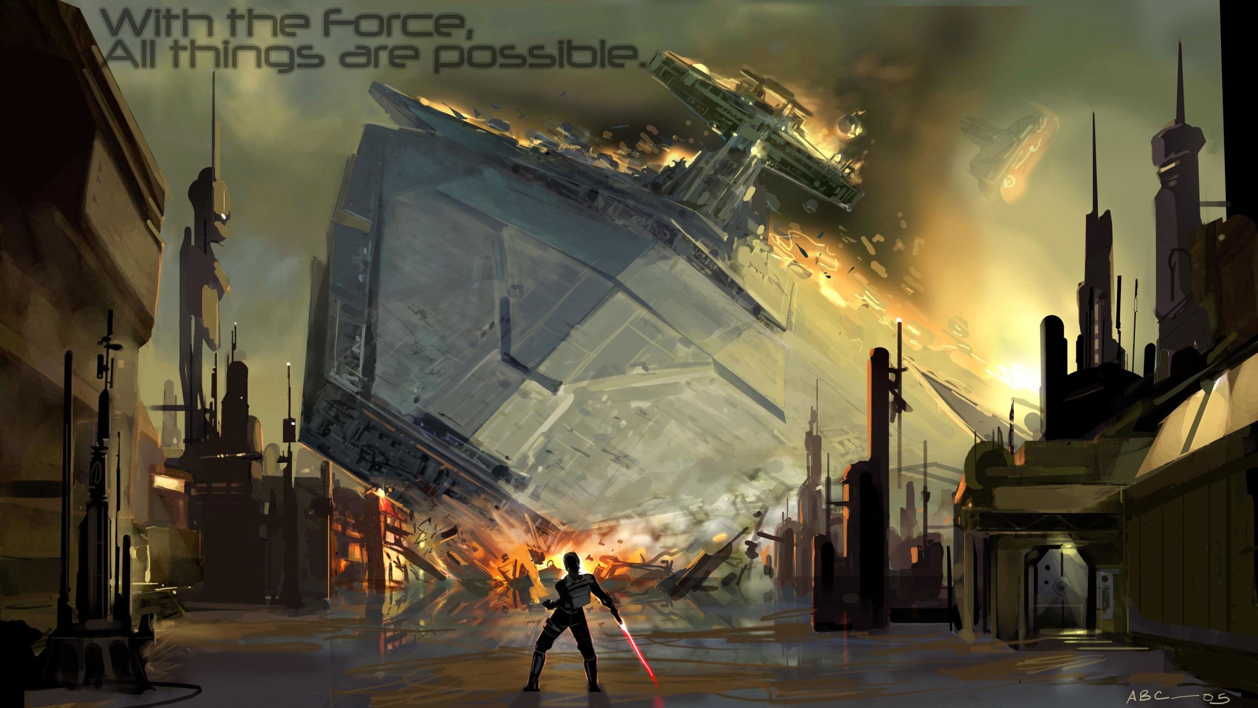 High resolution Star Wars: The Force Unleashed hd 2560x1440 background ID:259745 for PC