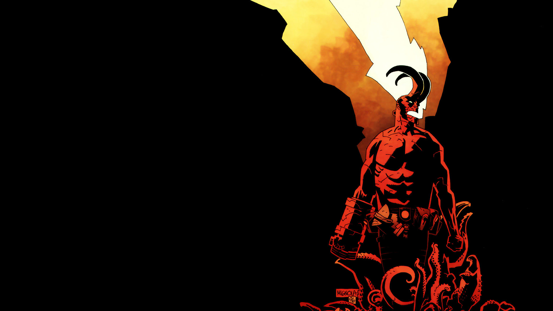 Download full hd 1920x1080 Hellboy computer background ID:397560 for free