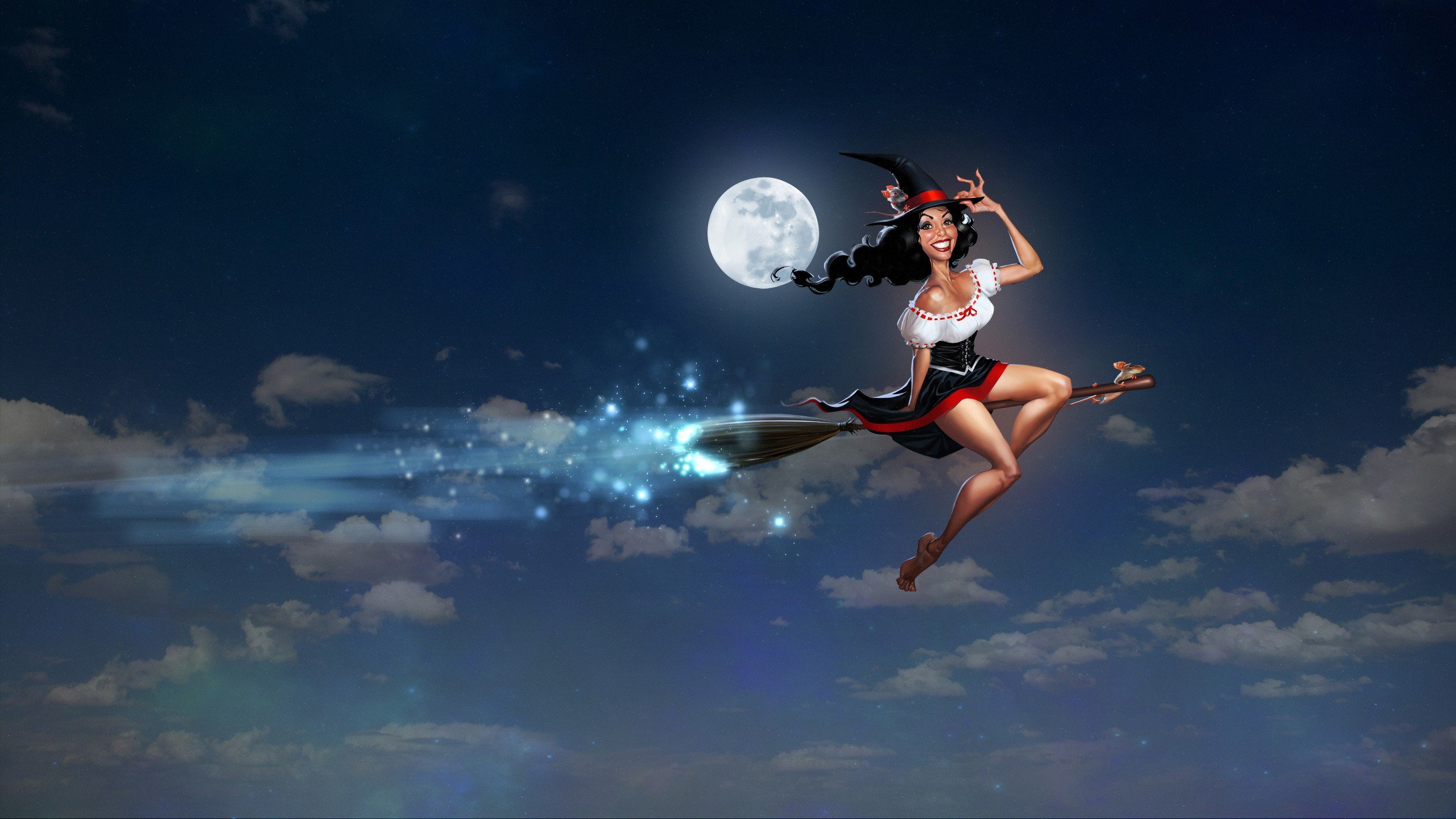 Free download Witch background ID:410562 hd 2560x1440 for PC