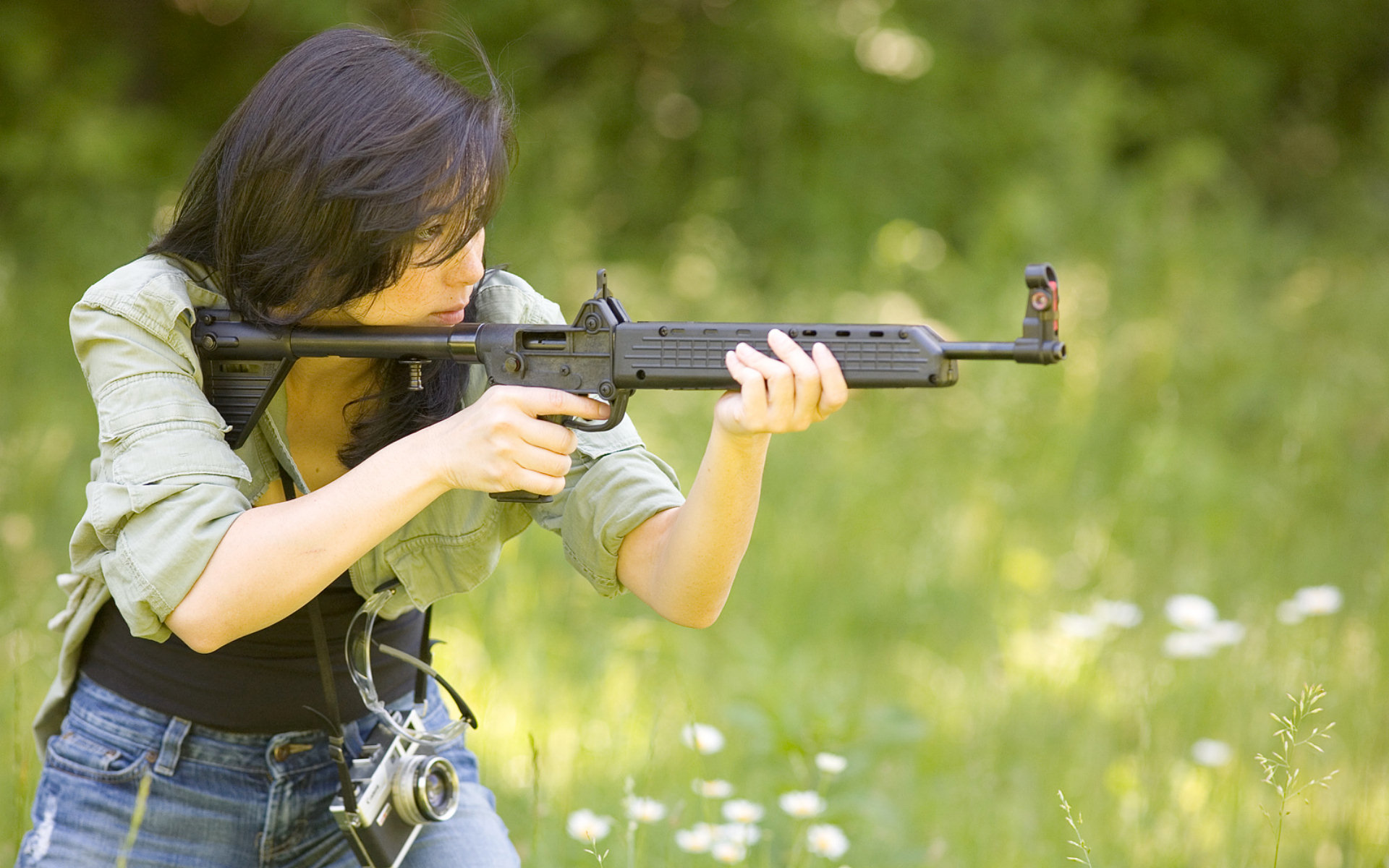 Free download Girls with Guns background ID:226169 hd 1920x1200 for PC
