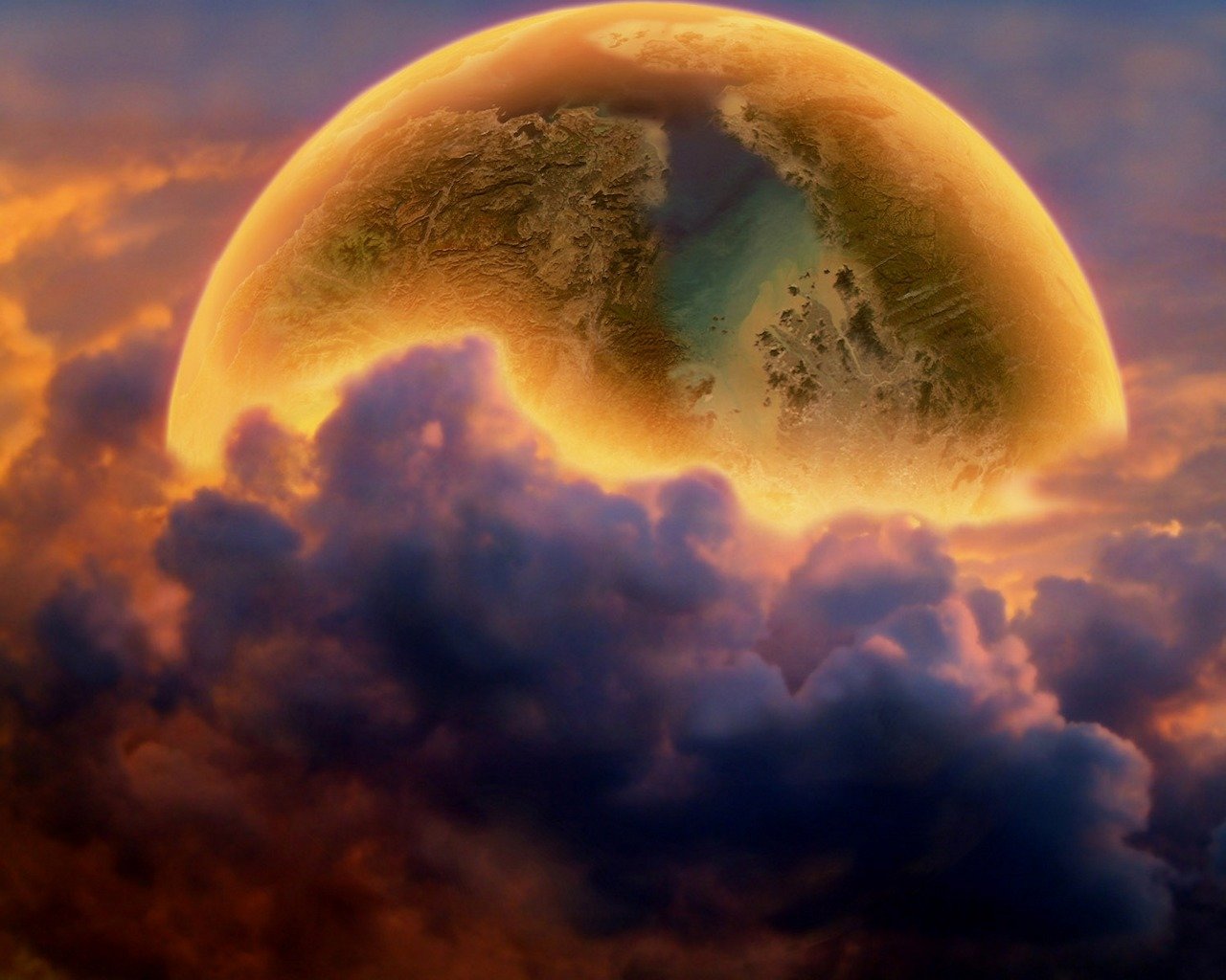 Awesome Planet Rise free wallpaper ID:193730 for hd 1280x1024 computer