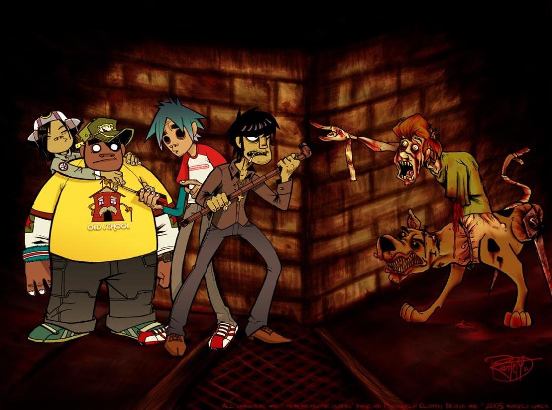 Download hd 1120x832 Gorillaz PC background ID:273493 for free