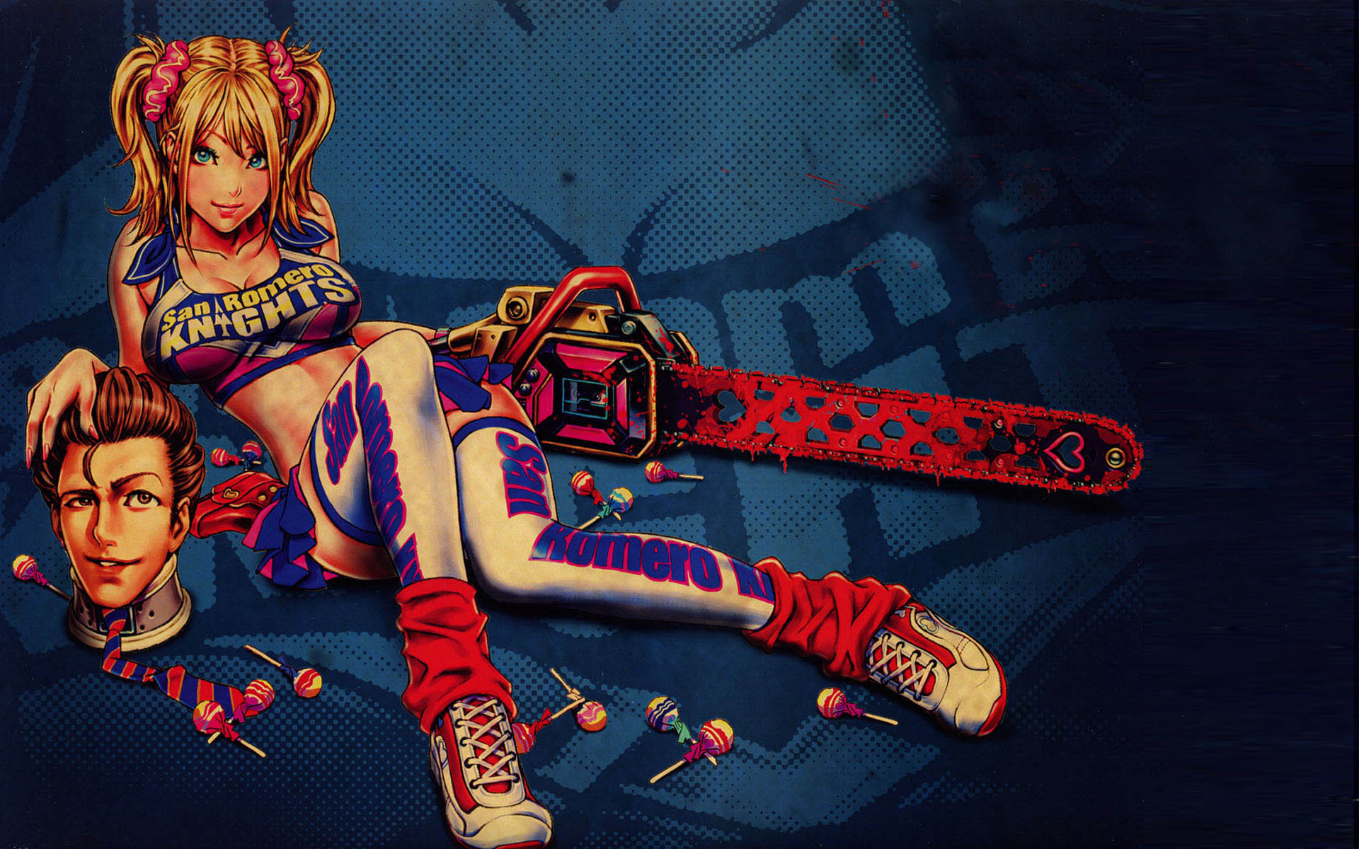 Download hd 1920x1200 Lollipop Chainsaw computer background ID:455878 for free