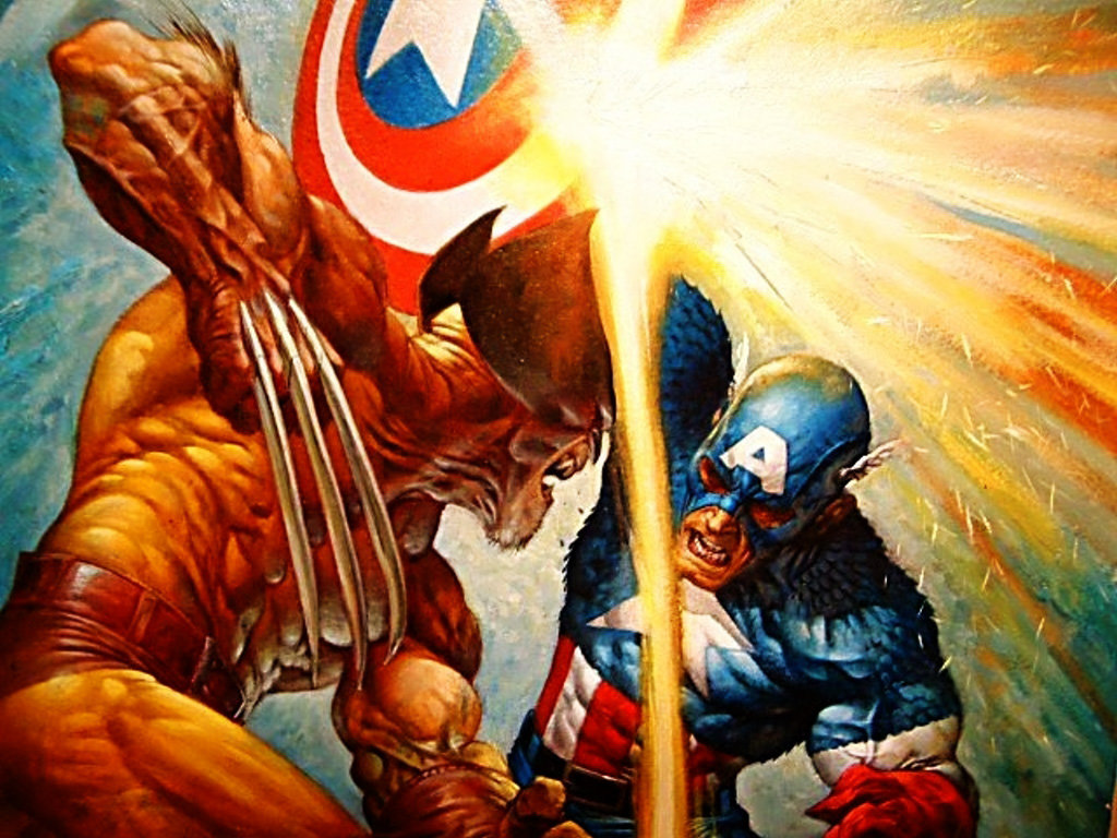 High resolution Captain America (Marvel comics) hd 1024x768 wallpaper ID:292727 for PC
