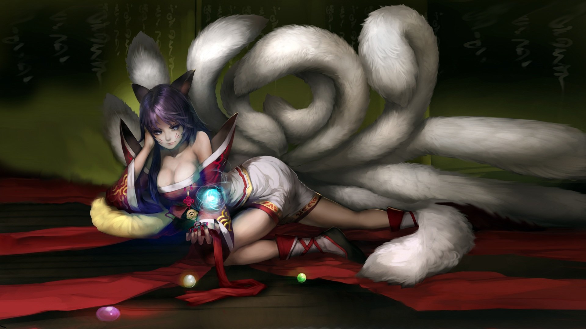 Free download Ahri (League Of Legends) wallpaper ID:172487 hd 1920x1080 for computer