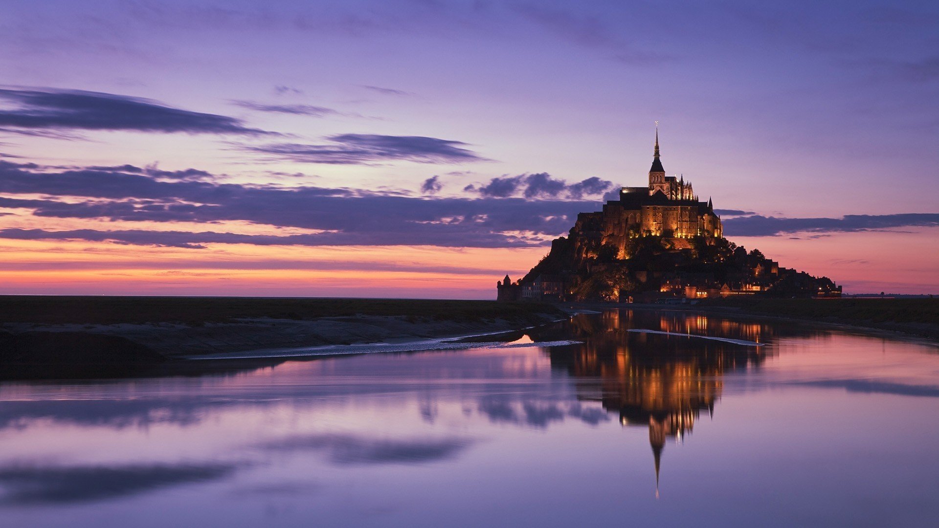 High resolution Mont Saint-Michel full hd background ID:483715 for PC