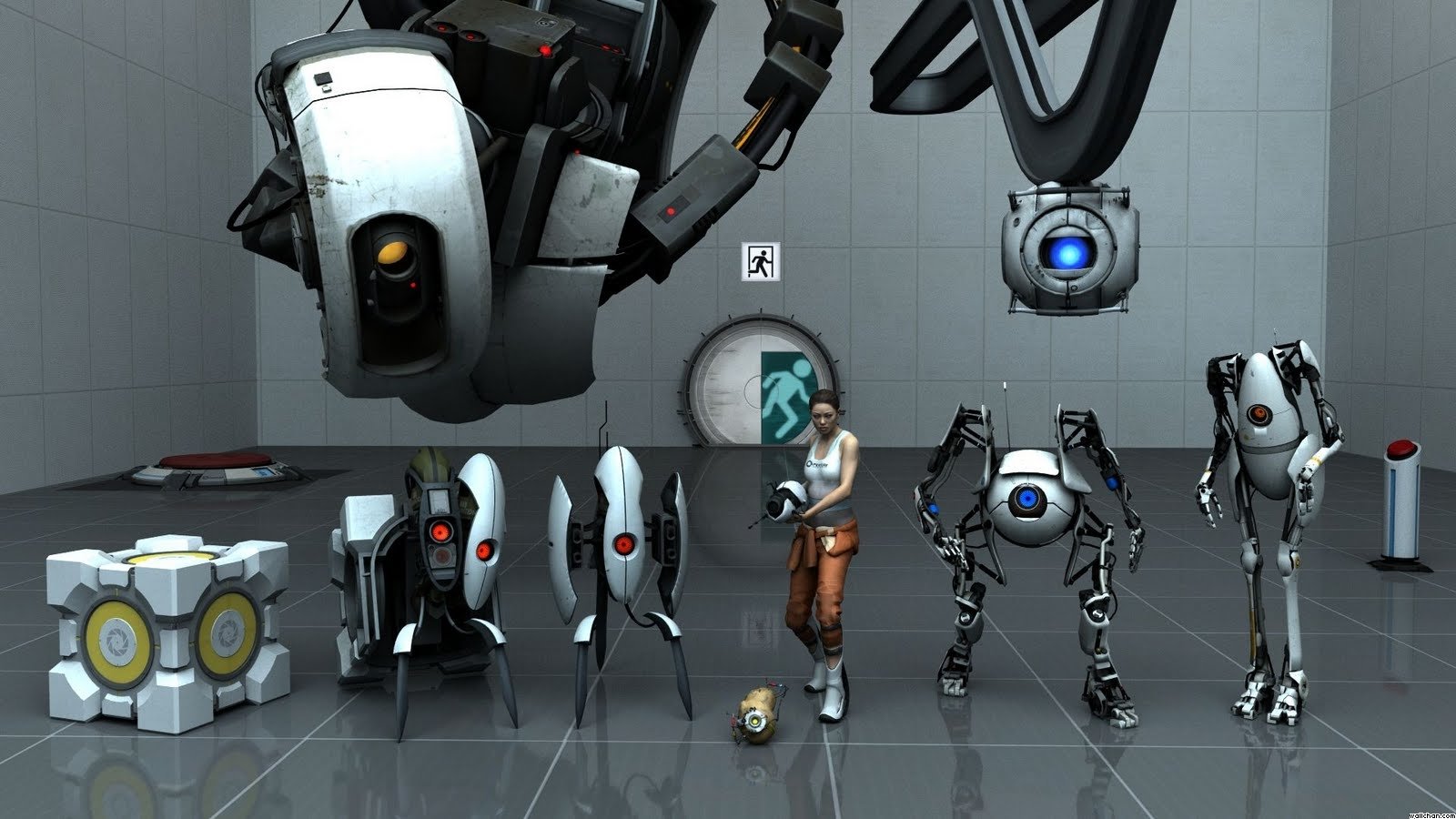 Download hd 1600x900 Portal 2 PC background ID:320310 for free