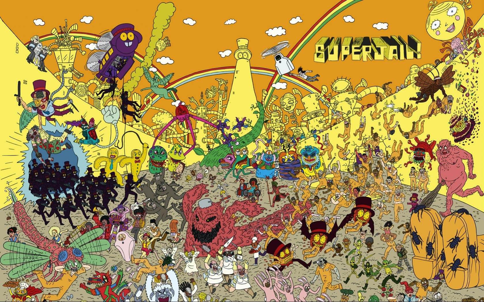 Free download Superjail background ID:350483 hd 1680x1050 for computer