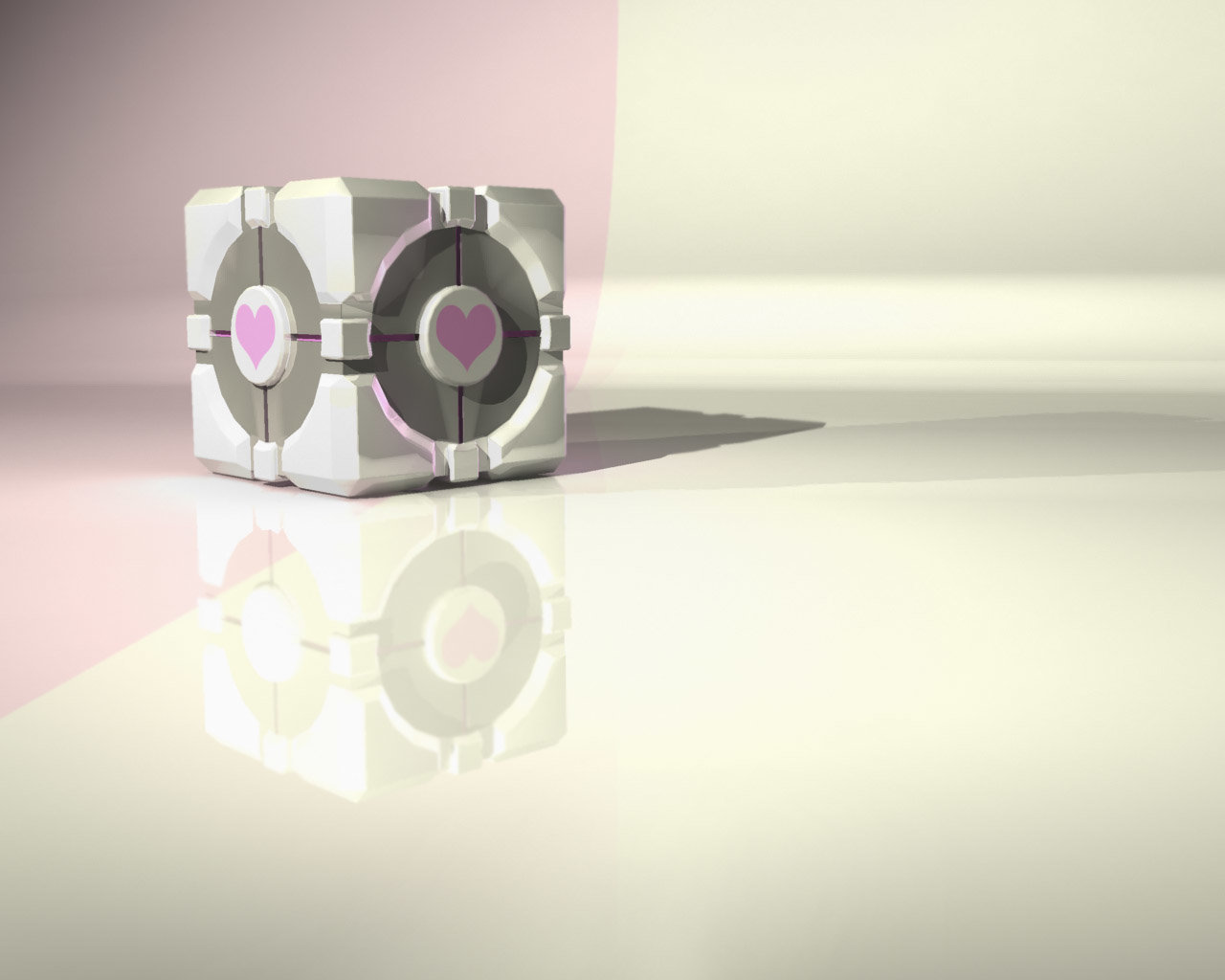 High resolution Weighted Companion Cube hd 1280x1024 wallpaper ID:274932 for desktop