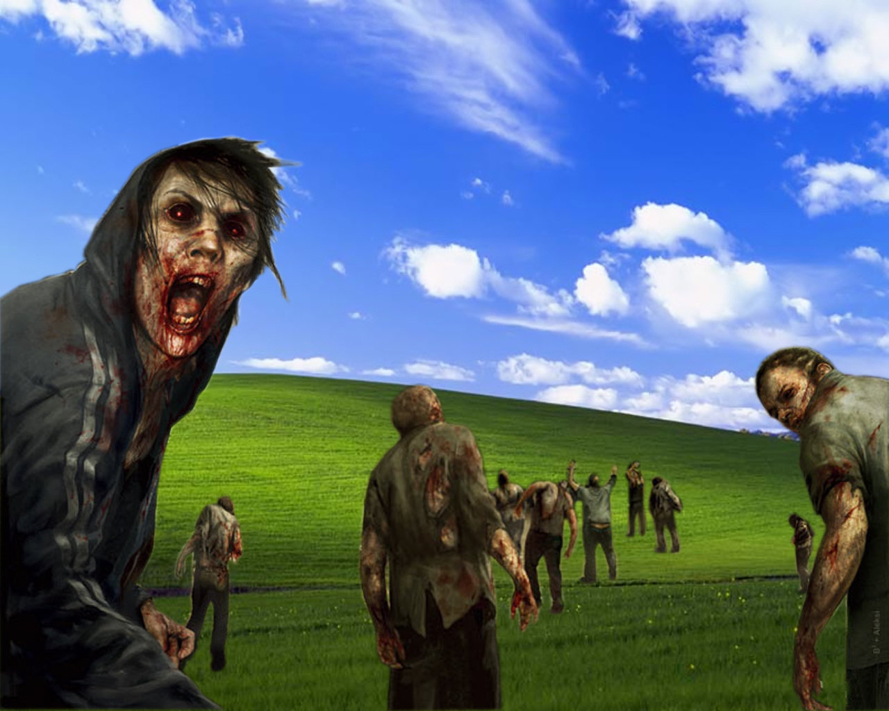 Free Zombie high quality background ID:241130 for hd 1280x1024 PC