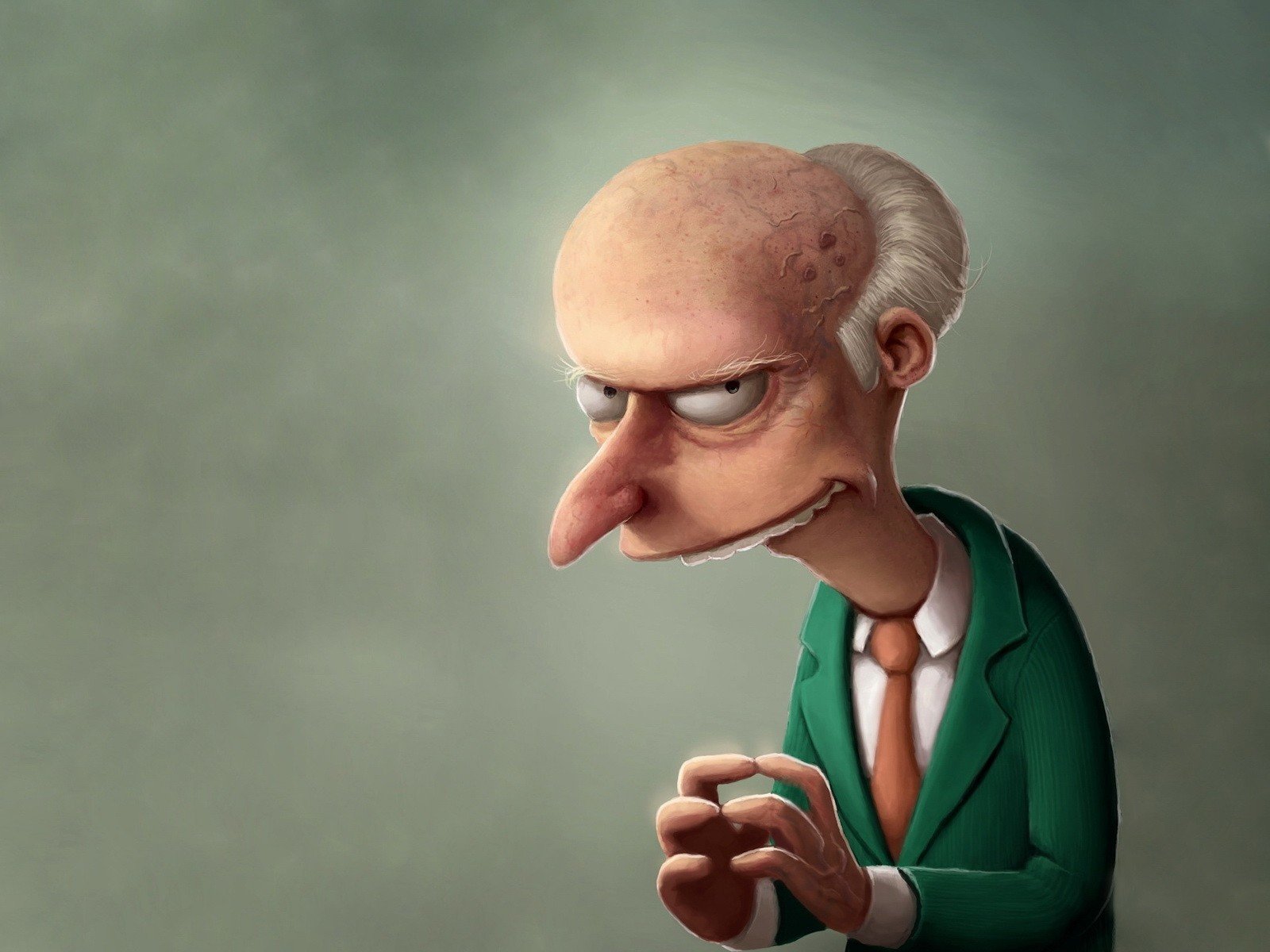 High resolution Montgomery Burns hd 1600x1200 wallpaper ID:351655 for PC