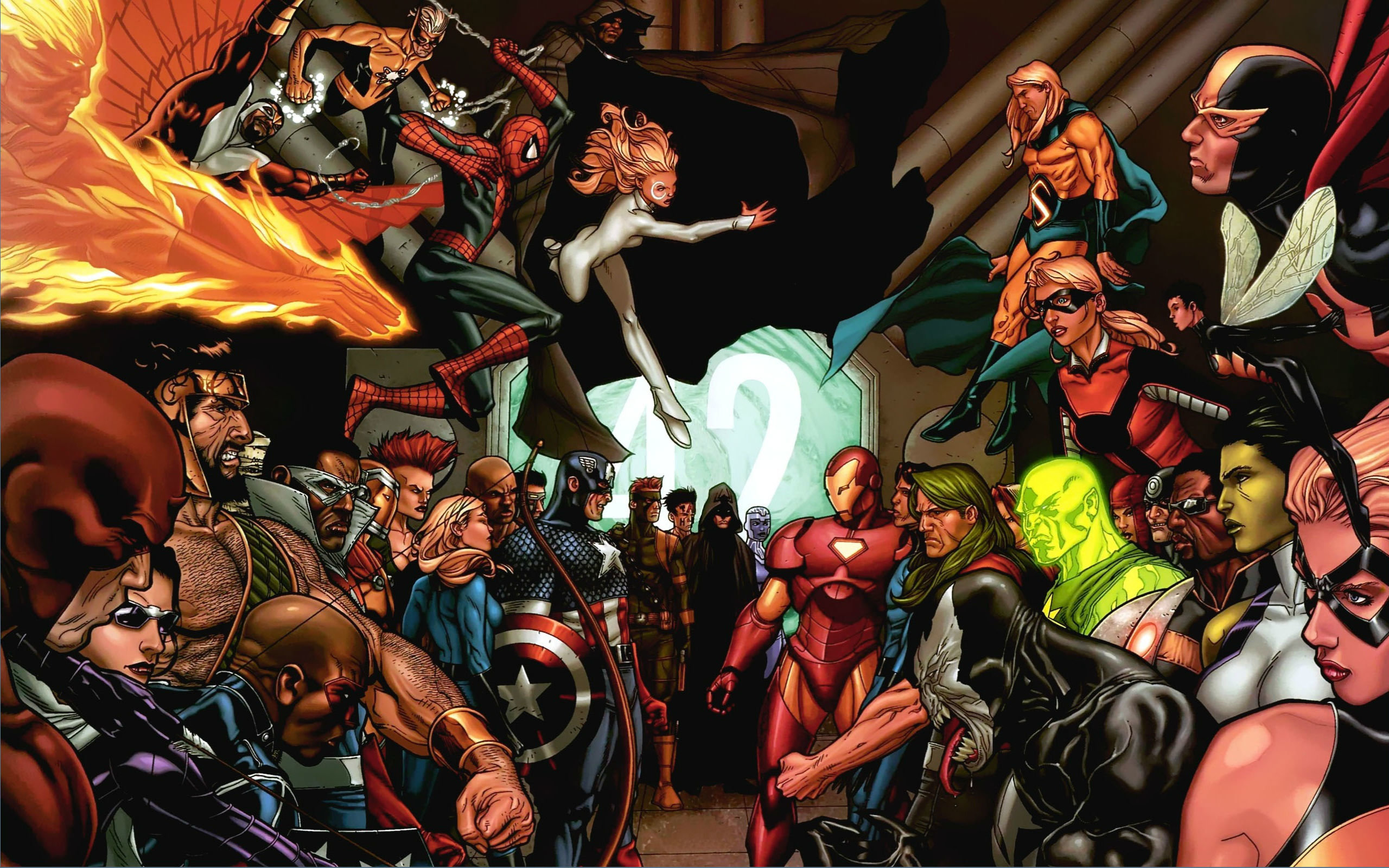 Free Marvel Civil War comics high quality background ID:64424 for hd 2560x1600 computer