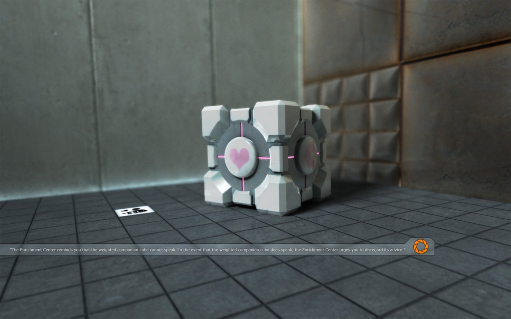 Best Weighted Companion Cube wallpaper ID:274919 for High Resolution hd 1680x1050 PC