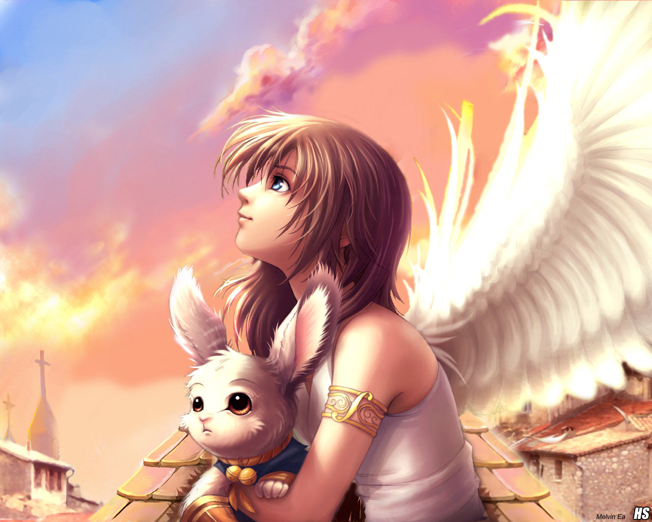 Best Angel Anime background ID:61912 for High Resolution hd 1280x1024 computer