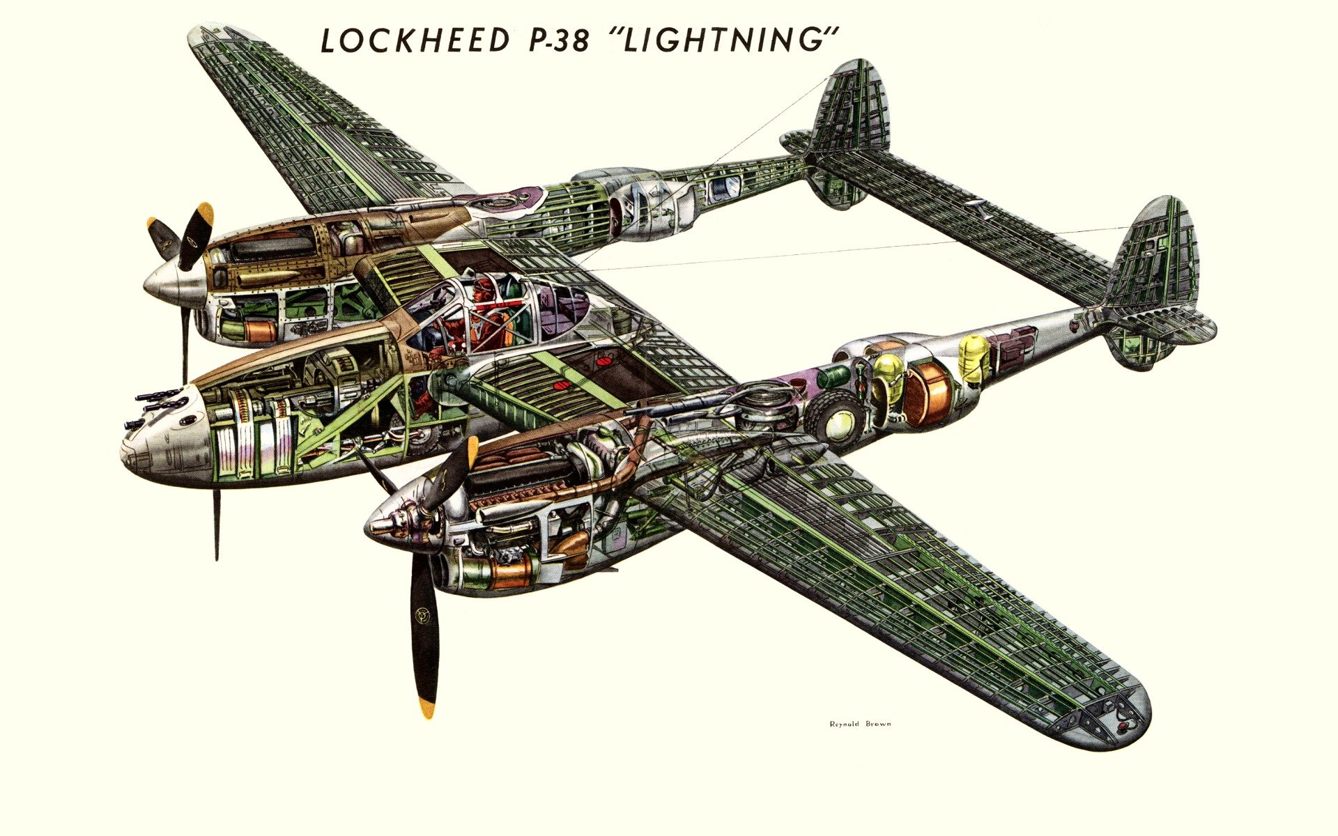 Free Lockheed P-38 Lightning high quality background ID:196224 for hd 1920x1200 PC