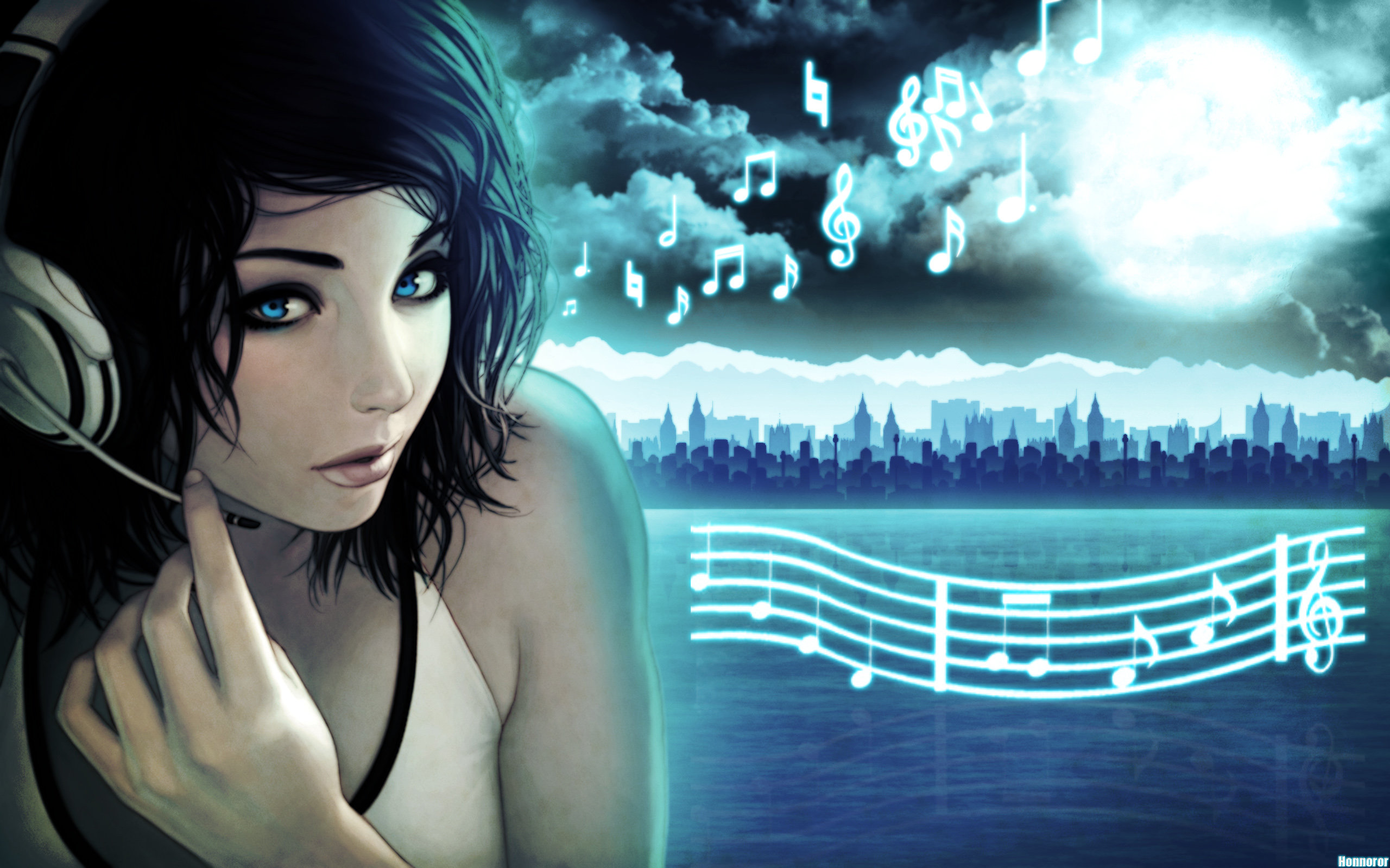 High resolution Anime music hd 2560x1600 background ID:334679 for desktop