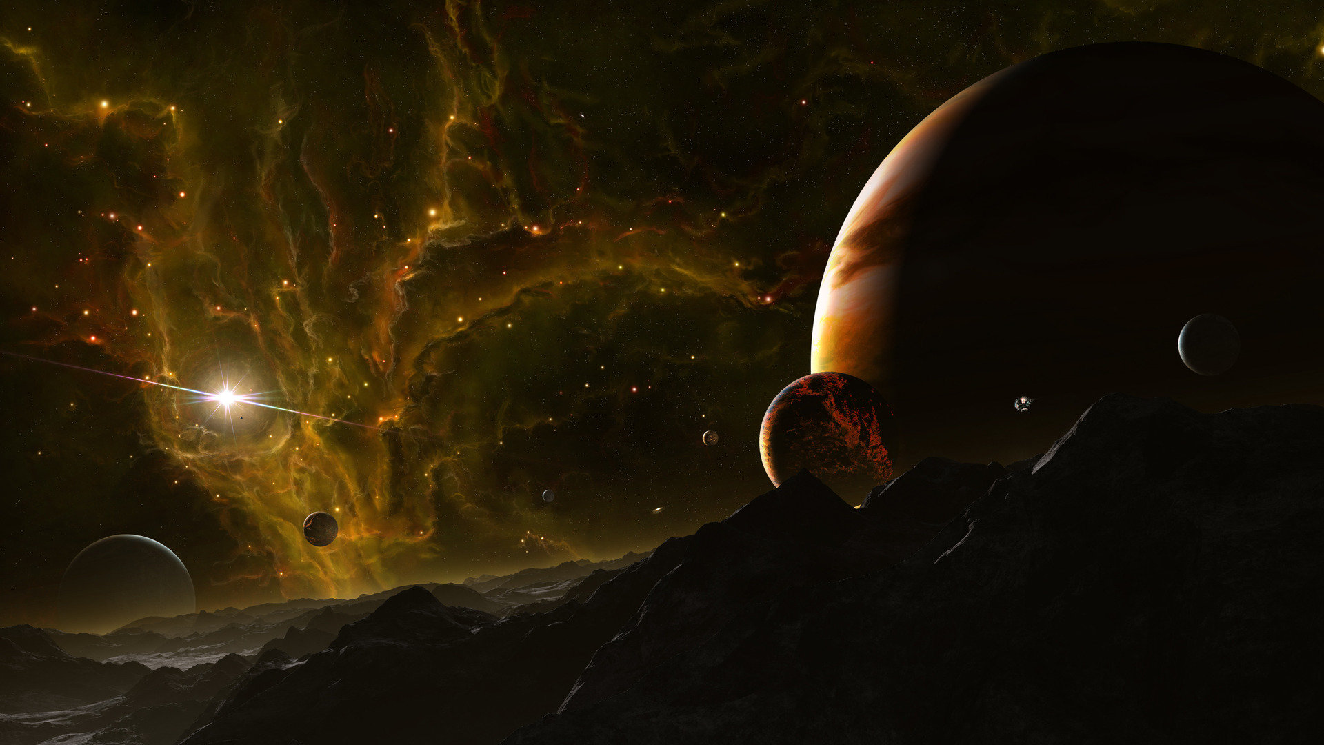 Free download Planets background ID:153069 full hd 1080p for desktop